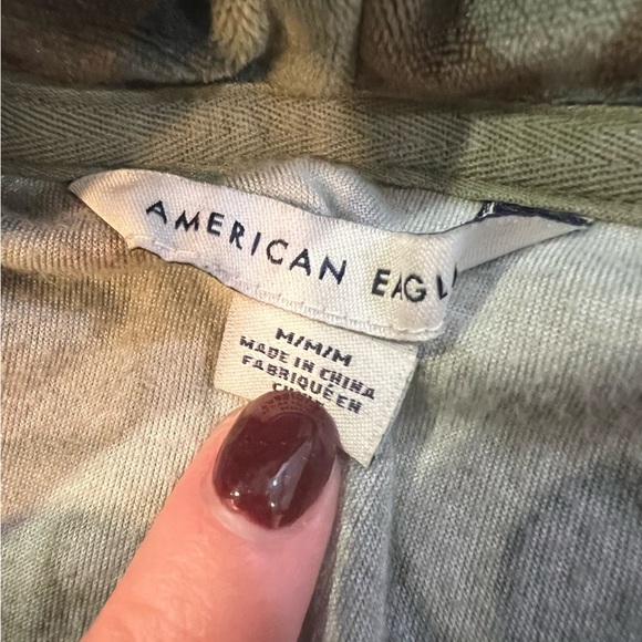 American Eagle Batwing Camo Sweatshirt Size M - Picture 2 of 5
